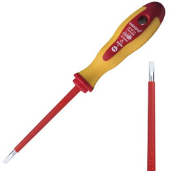 Śrubokręt Wkrętak Płaski Izolowany 2K VDE 1000V 1.0 x 4 x 100 mm HAUPA