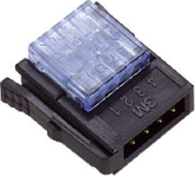 Wtykowy blok zaciskowy 4-żyłowe 3M rozmiar żyły 20 → 26 AWG IDC