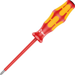 Wera 05006160001 165 i PZ Kraftfom Plus VDE Screwdriver Pozidriv PZ0 x 80mm