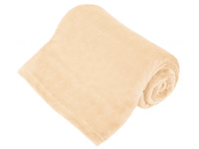 Koc polarowy 150x200 cm TEESA - kremowy