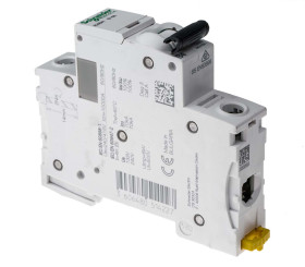 Wyłącznik nadprądowy MCB, Typ B, 1-biegunowy, 4A, 100 → 133V, 72V, na szynę DIN, Schneider Electric, iC60H