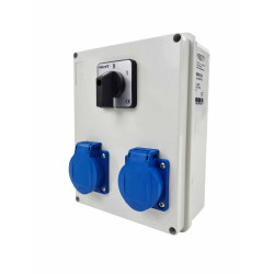 Rozdzielnica siłowa n/t IP44 NBOX-19.9 2x230V 1xNŁK 0/1 3645714 Next