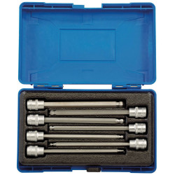 Draper Expert 16297 3/8&quot; Sq. Dr. Hexagonal Socket Bit Set (7 Piece)