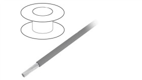 7133-Sl005 Przewód Na Rolce 30,5M Linka Cu 18Awg Pvc Ciemnoszary 300V