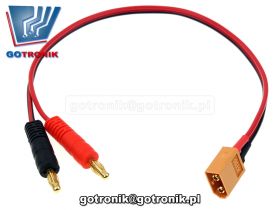 Wtyk banan 4mm na złącze XT60 przewód