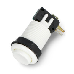 Arcade Concave Button 3,5cm - biały - SparkFun COM-09340