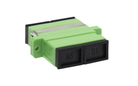Adapter SC APC SM duplex zielony