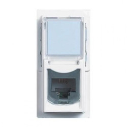 LIVING NOW gniazdo RJ45 UTP kat.5e 1mod. biały KW4279C5E