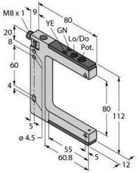 Fotokomórka Turck SLM80N6Q 3074984 1 szt.