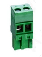 ST-CPF2K Kostka zaciskowa podwójna, kątowa, z gniazdem raster 5,00 mm