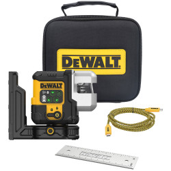 DEWALT DCLE14301GB-XJ DCLE14301 USB 3 x 180 Degree Green Beam Laser