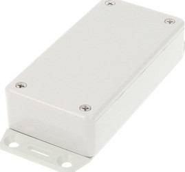 ABS enclosure, (L x W x H) 100 x 50 x 25 mm, light gray (RAL 7035), IP54, 1591AF2GY