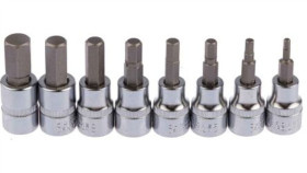 Końcówka Sześciokątna, Materiał Stal Chromowo-Wanadowa, Hex 10, Hex 12, Hex...