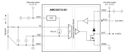 Automotive fast-response isolated window comparator with adjustable threshold and latch function
