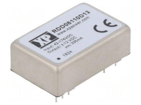 Przetwornica DC/DC 8W 42-176VDC / 12VDC -12VDC RDD08110D12