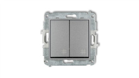 Mini Mechanizm Łącznika Podwójnego Krzyżowego Srebrny Metalik 7Mwp-66