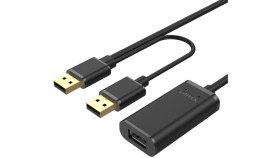 Kabel Przedłużacz Aktywny Usb 2.0 A (Wtyk / Gniazdo) 10M Unitek Y-278