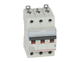 Wyłącznik nadprądowy C 10A 3P 6kA S 303 DX3 407857 LEGRAND