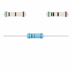 Rezystor 510 Ohm tolerancja 1% precyzyjny moc 3W 510R 5x16mm metalizowany