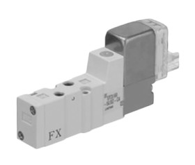 Pneumatyczne zawory elektromagnetyczne SMC 24V dc 5 portowy