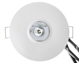 Oprawa awaryjna AXP IP65/20 LED 3W 375lm (opt. otwarta) 3h jednozadaniowa AT biała AXPO/3W/B/3/SE/AT/WH