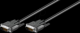50851 DVI-D Full HD cable Dual Link, nickel