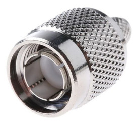 Złącze koncentryczne, 75, 0 → 1GHz, Męski, zaciskane, Montaż na kablu