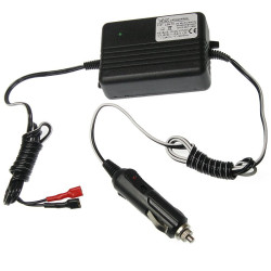 Ładowarka LZN 10/10-27V automat. akumulatorów żelowych, zasilana z 12V