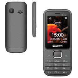 Telefon GSM MAXCOM MM142 Szary