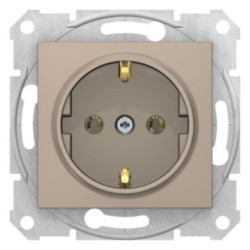 Sedna Gniazdo pojedyncze z/u SCHUKO (z. bezgwint.) satyna SDN3001868