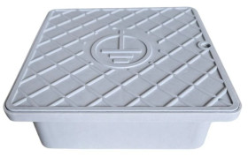 Puszka odgromowa uziomowa na złącze 170x170x55 RAL7035