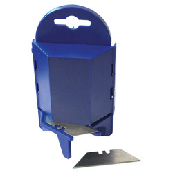 Faithfull FAITKB100 H/D Trimming Knife Blades (Box 100) safe storage dispenser