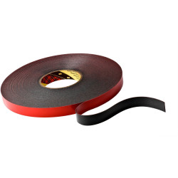 3M 5952F/2533 VHB&#x2122; Tape 5952F, Black, 25 mm x 33 m, 1.1 mm