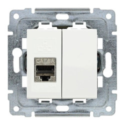 DANTE Gniazdo komputerowe poj RJ45 bez ramki RJ45 kat. 6 ekranowane 450266