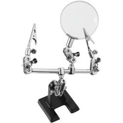 Zestaw trzecia ręka do lutowania z Lupą