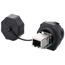 wodoodporne złącze, gniazdo żeńskie, CNLINKO, IP67/IP65 ,-40oC~80oC