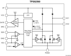 Simple LED driver for MR16 and AR111 Applications