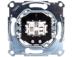 Merten łącznik świecznikowy 10A 250V IP20 z sygnalizacją zał. MTN3105-0000