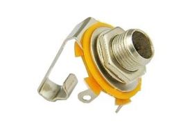 GNIAZDO JACK 6.3 MONO MONT.MET