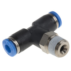 Złączka pneumatyczna Wciskane 4 mm Wciskane 4 mm Festo Adapter gwintowany teowy R 1/8 męskie