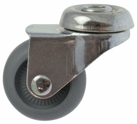 Koło samonastawne średnica kabla 42mm Pojedyncza śruba Guitel Hervieu 30kg wysokość całkowita 57mm