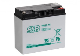 Akumulator VRLA AGM 12V 20Ah (żywotność 10-12lat) SBL20-12i