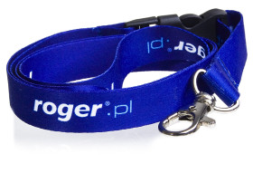Taśma na szyję NL-2 z logiem ROGER