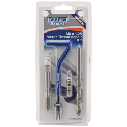 Draper Expert 21721 M8 x 1.25 Metric Thread Repair Kit
