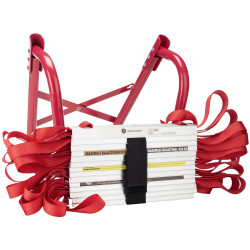 Smartwares 10.015.18 Escape Ladder 4.5m 450kg Load for Fire Safety