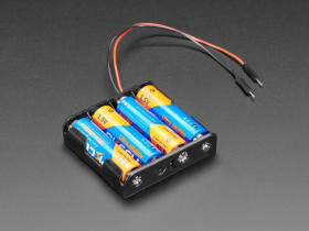 Adafruit 4 x AA Battery Holder with Premium Jumper Header Wires