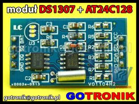Moduł zegara RTC DS1307 + pamięć