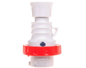 Wtyczka przenośna 4P 16A 400V czerwona IP66/IP67/IP68/IP69 6H IEC 309 HP GW60030H /opak. 25/