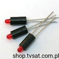 2818.2090 LED 3mm Red in Case RADIAL MENTOR