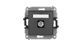 Icon Mechanizm Gniazda Antenowego Pojedynczego Typu F (Sat) Niklowany...